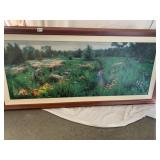 BEAUTIFUL FRAMED PRINT (NO GLASS), 25" X 55"