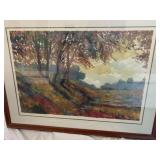 FRAMED PAINT, SIGNED AS SHOWN IN PHOTOS, SOME