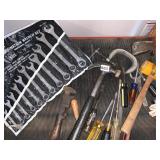 WRENCH SET, HAMMER ETC.