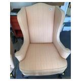 PEACH SUNDERLAND WING CHAIR