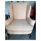 PEACH QUEEN ANNA WING CHAIR