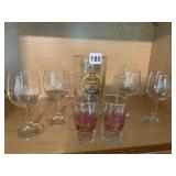 GERMAN THEMED GLASS WARE