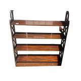 WOOD WALL SHELF 30L X 34H X 7W
