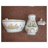 MADE IN FRANCE WALL POCKET FOUNTAIN WITH 3