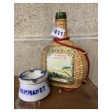 ASHTRAY HOTEL MIRAMAR HAMMAMET, LEACOCK CO BOTTLE