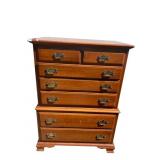 ETHAN ALLEN CHEST ON CHEST 7 DRAWERS