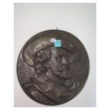 24" BRONZE EXPLORER WALL PIECE