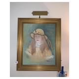 20X24 SIGNED AND FRAMED PORTRAIT OF A LITTLE