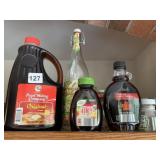 UNOPENED HONEY, SYRUP, MINI JARS