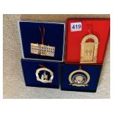 WHITE HOUSE ORNAMENTS