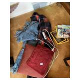 ELECTRIC LAMP BLANKET, MAGAZINES, HEATING PAD
