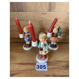 GOEBEL 3 CANDLE HOLDERS