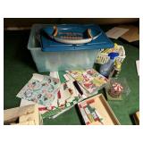 WIND CHIMES AND TOTE, GLASS BELLS