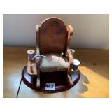PIN CUSHION ROCKING CHAIR