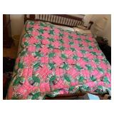 CIRCLE QUILT HAND STITCHED