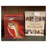 NORMAN ROCKWELL BOOK & GREAT TAPESTRIES