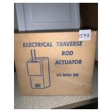 ELECTRICAL TRAVERSE ROD ACTUATOR, POWER-TRAY