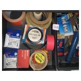 TAPE AND CONTENTS OF DRAWER