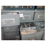 CONTENTS OF DRAWERS SHOWN SAUDER, HARDWARE ETC.