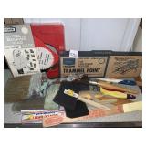 MOLDING HEAD, PAINT BRUSHES, TRAMMEL POINT