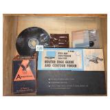 ROUTER EDGE GUIDE, GRINDING WHEEL