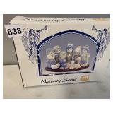 THE NATIVITY SCENE IN ORIGINAL BOX