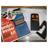 BIN W/ CAPS AND KNURLED NUTS