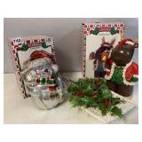CHRISTMAS DOUGH REINDEER FIGURE NIB