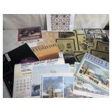 CURRIER AND IVES CALENDAR, CAR, ETC.