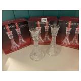 CAROLINE CRYSTAL CANDLE STICKS