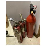 3 FIRE EXTINGUISHERS