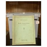 WIRE ASSOCIATION 1933 PROCEEDINGS BOOK &