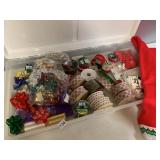 RIBBONS GALORE AND STORAGE BOX