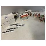 SNOW SCENE LIGHT UP WINDOW ORNAMENTS