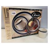 GIBSON SERVICE FOR 4 NEW IN BOX