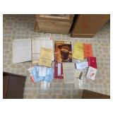 LEATHER BELTS, STEEL CHARTS, GUIDES