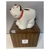 DEPT 56 PAWPRINTS CAT TISSUE HOLDER
