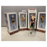 ELIZABETH SANTA GLASS BELL NIB
