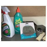 SOFT SCRUB, NEW SOAP DISH, SLIDE RULE, ETC.