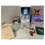 HALLMARK ORNAMENTS AND PANDA ETC.