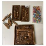 CORN HOLDERS, CHALK PLAQUES, TREE BULBS FOR