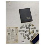 COIN BOOK AND COINS ANCIENT COINS