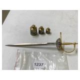 ASEA PRESSDUCT SYSTEMS WEIGHTS & LETTER OPENER