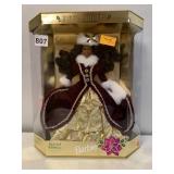 HAPPY HOLIDAYS BARBIE NIB CASE