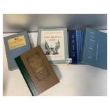 HARD COVER BOOKS WITH PROTECTIVE JACKETS