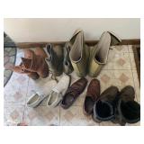 SZ. 13 BOOTS STEEL SHANK, SZ. 11 LACEUP BOOTS