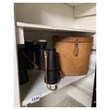 10 X 50 FIELD 5.5 #47204 BINOCULARS W/ LEATHER