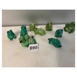 ASSORTED DECORATIVE FROGS