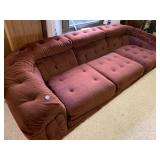 VELOR SOFA ONE SM. TEAR BY INTERNATIONAL 94" L