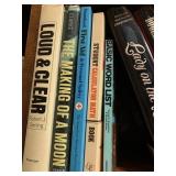 LOUD AND CLEAR BOOK, THE MAKING OF A MOON, ETC.